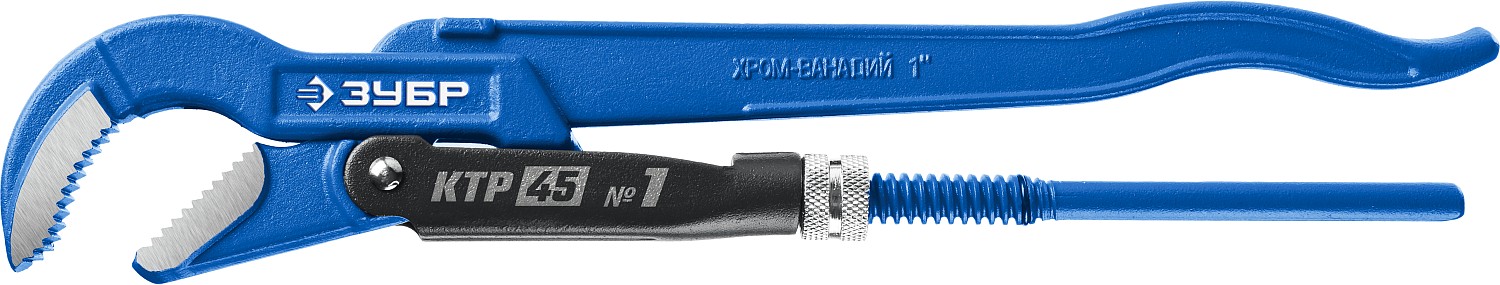 ЗУБР КТР-45, №1, 1″, 330 мм, трубный ключ, Профессионал (27337-1)