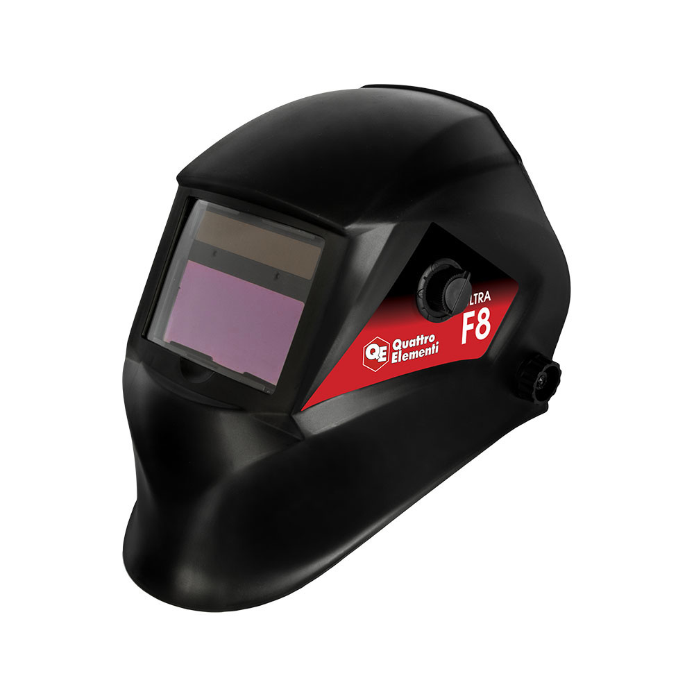 Маска сварочная QUATTRO ELEMENTI  ULTRA F8 "Хамелеон" (98x53мм, Реал Колор, 2ЖК, 3 рег) Коробка, шт