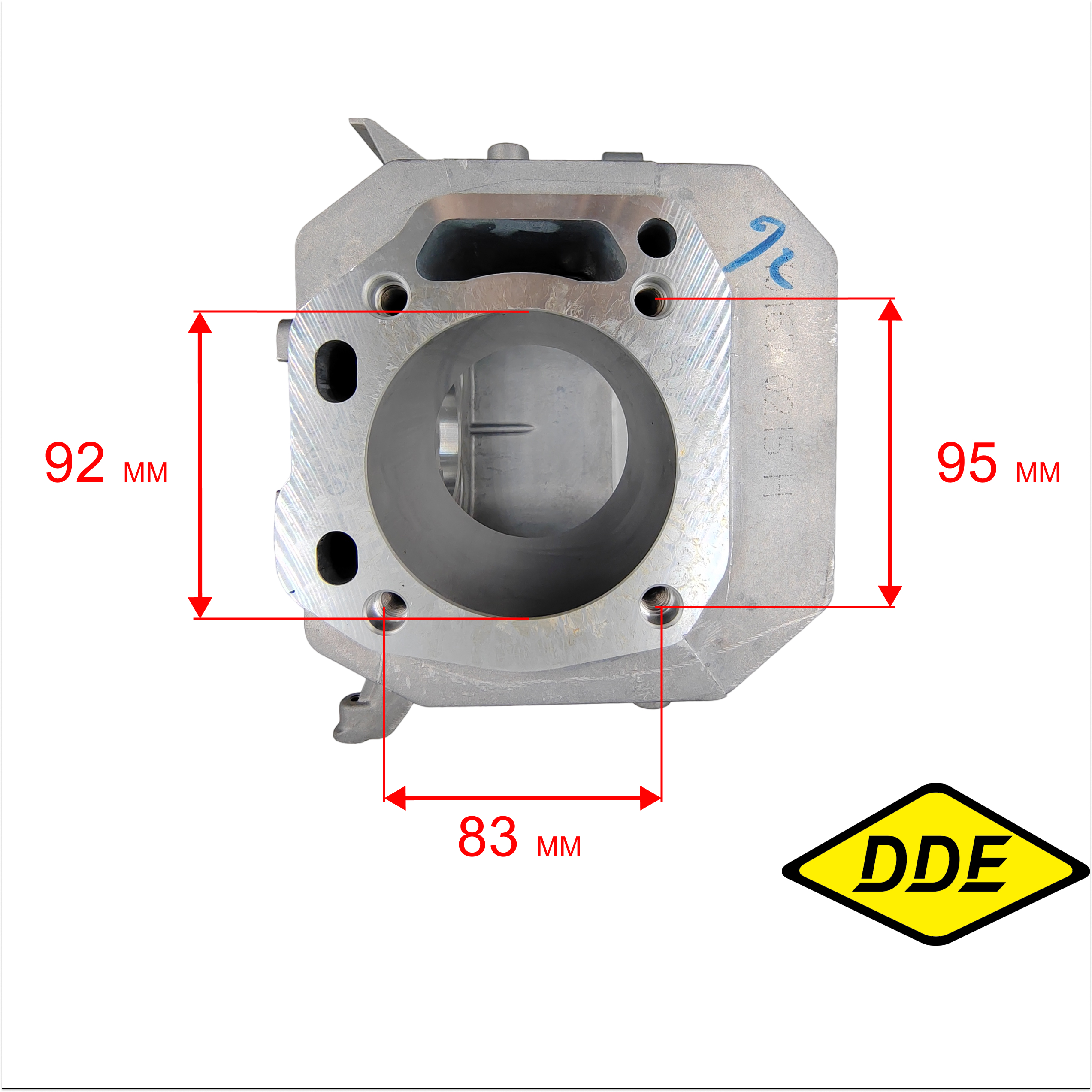 Цилиндр блок двигателя DDE LC1P92F-1 для трактора TR 102-300 (909-167-566), шт