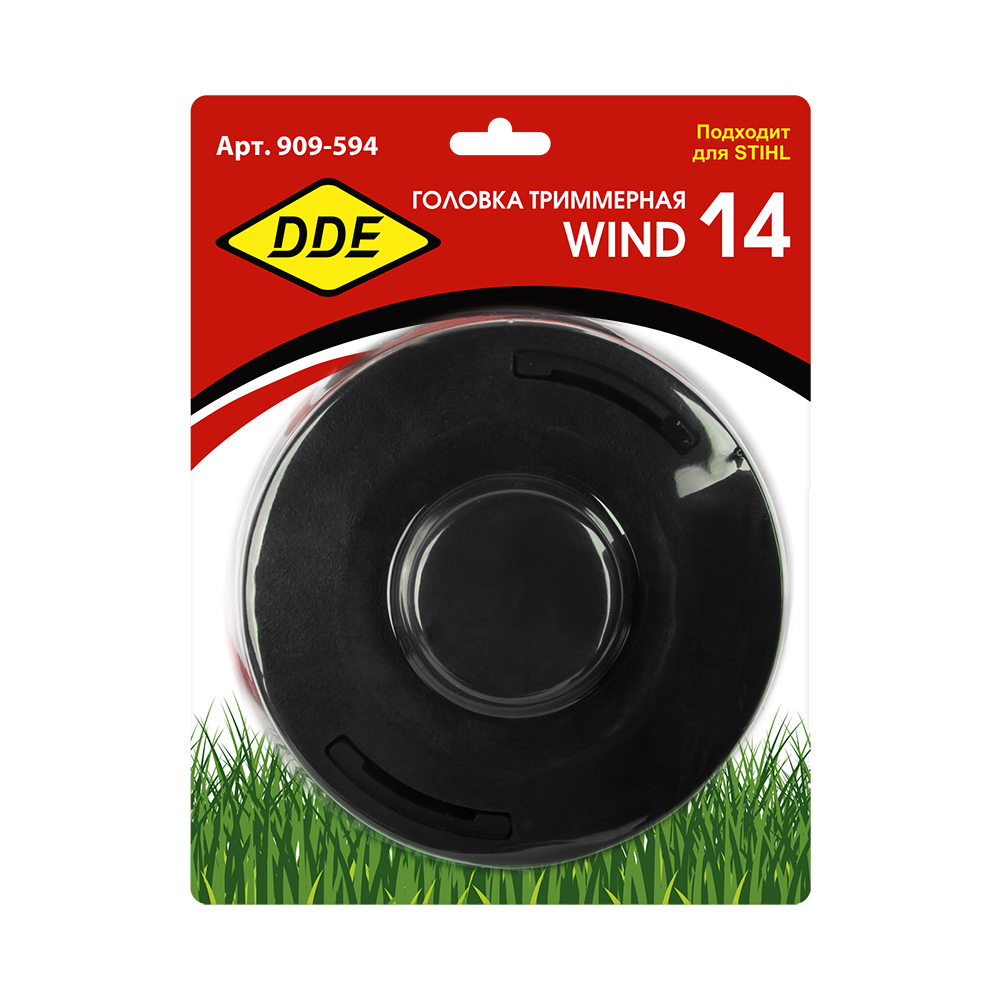 Головка триммерная DDE Wind 14 аналог Stihl AutoCut 25-2 (M10х1,00 лев.), шт