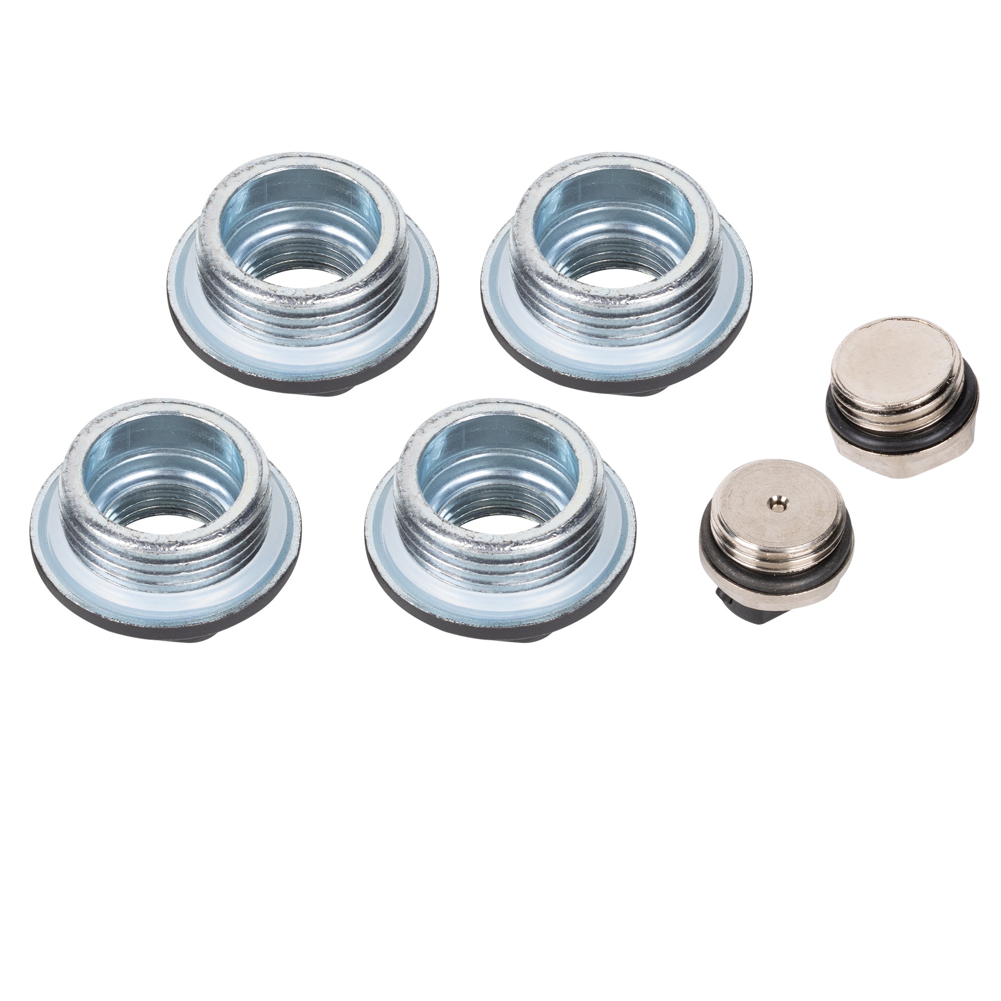 Комплект монтажный Royal Thermo 1”х 1/2" черный