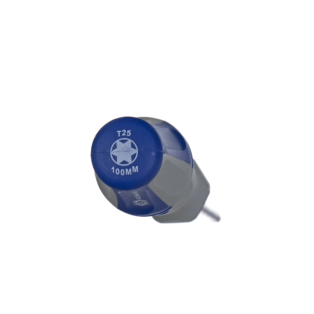 Отвертка с подвесом Torx Tamper-25х100 мм КОБАЛЬТ Ultra Grip CR-V 910-065