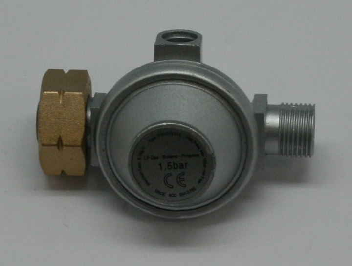 Редуктор газового балона QUATTRO ELEMENTI QE-10G/12G/20G/35G/55G  c2014 ( 1.5 bar ) (640-469-024), шт