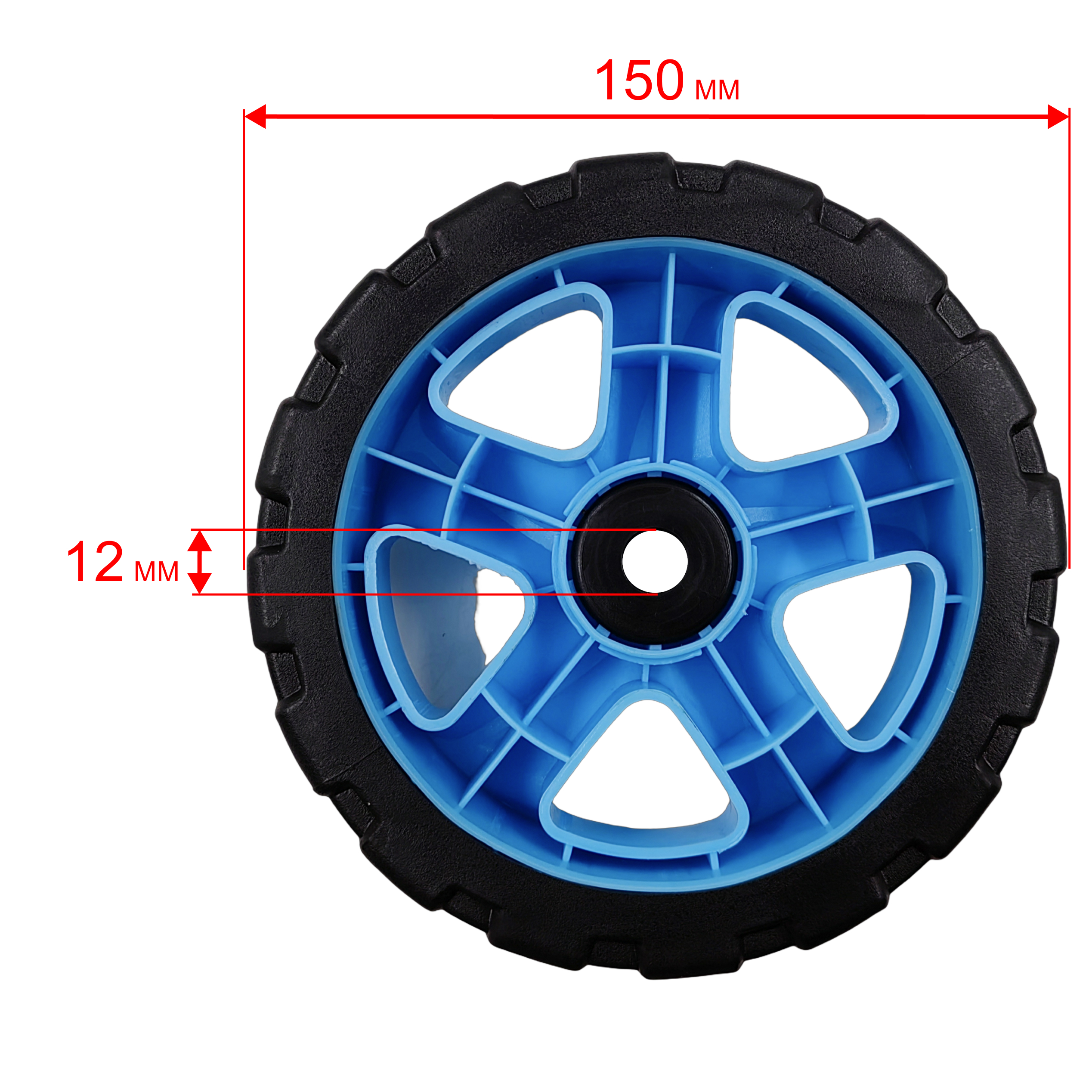Колесо газонокосилки DDE LMB3840 BlueTec переднее (909-297-004), шт