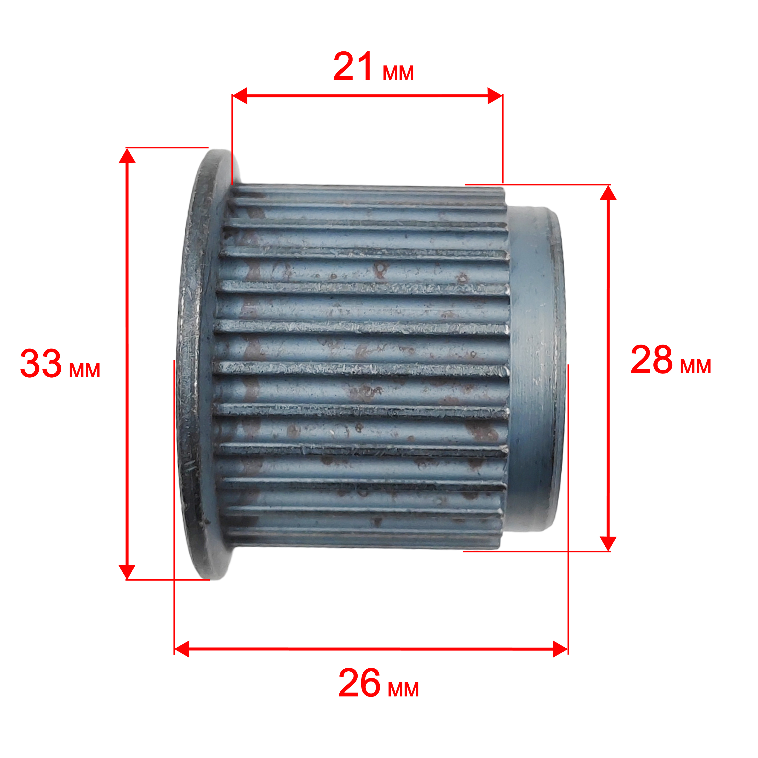 Шкив DDE ST160  (3М-30) промежуточный  (919-907-58), шт