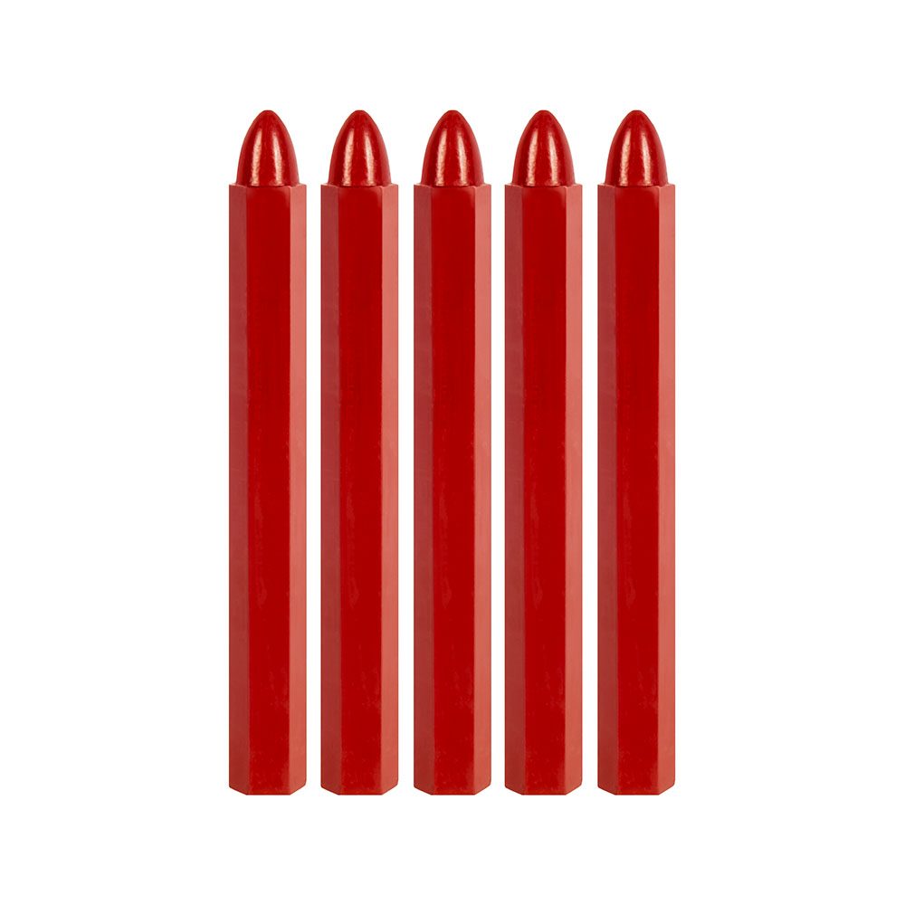 Мелки маркировочные КОБАЛЬТ восковые, красные, 120 мм (6 шт.) коробка