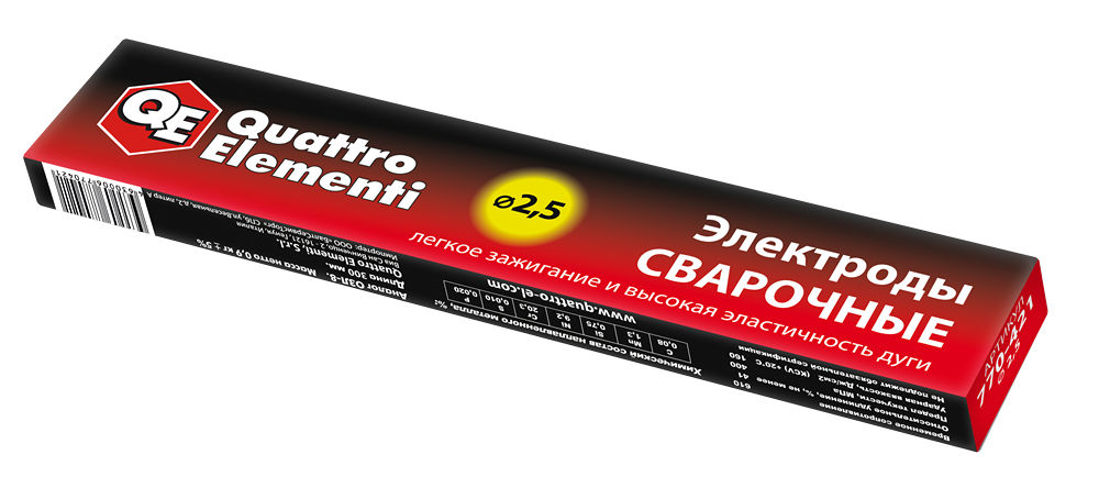 Электроды сварочные QUATTRO ELEMENTI рутиловые