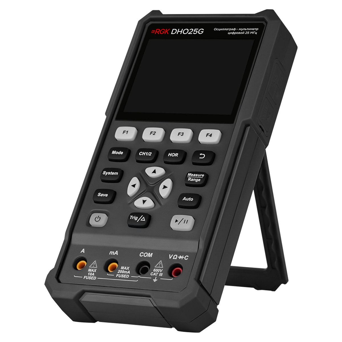 Осциллограф - мультиметр RGK DHO25G с поверкой