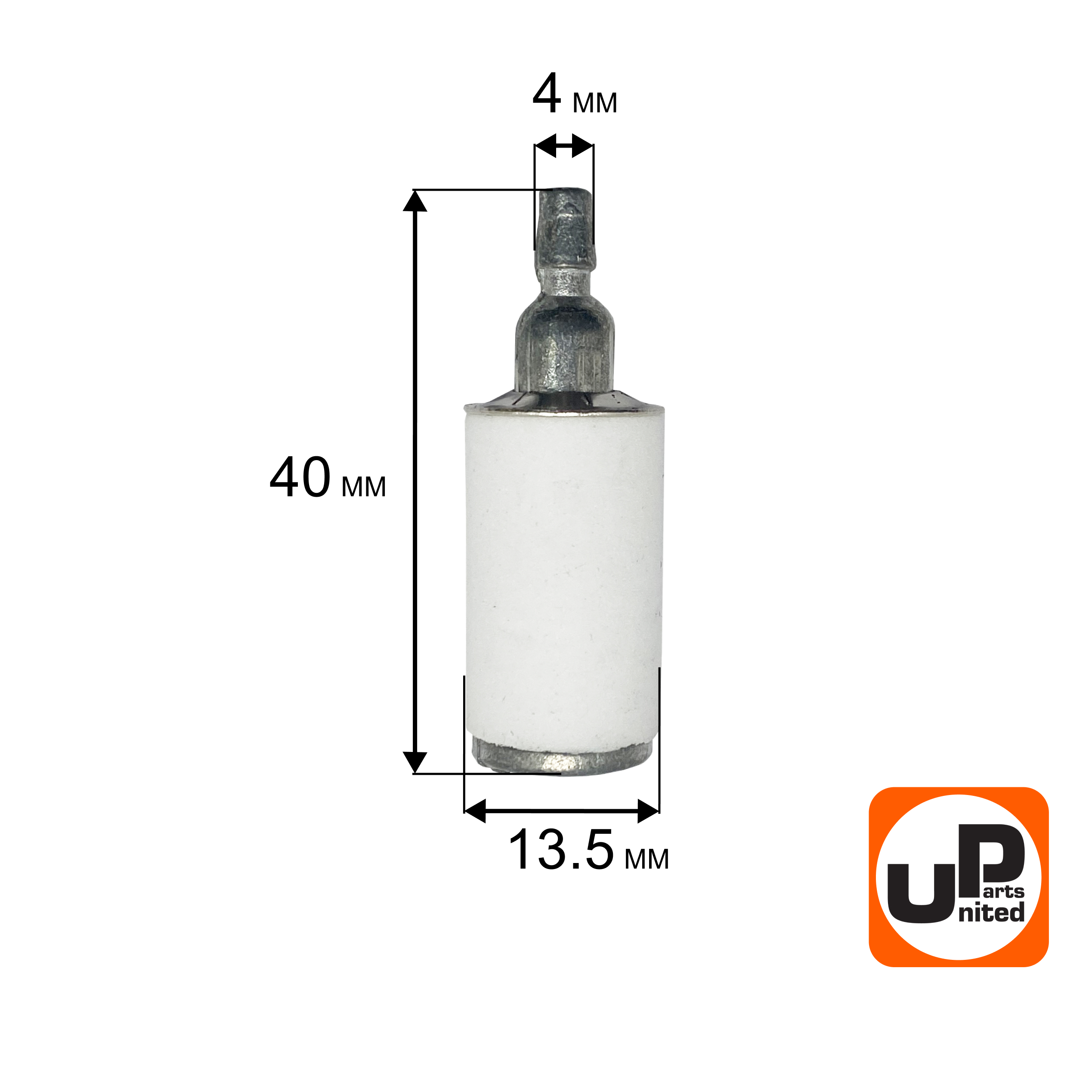 Фильтр топливный UNITED PARTS для HUSQVARNA 137/142 (5300956-46), шт