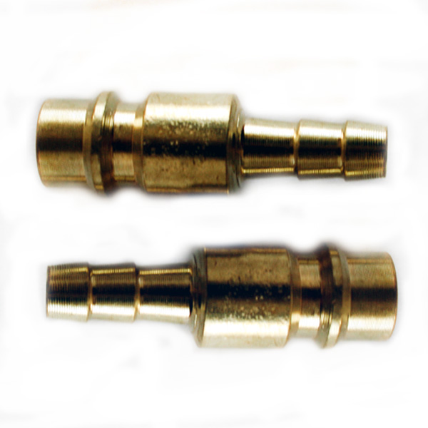 Фитинг-переходник  QE ( Ergus ) EQ-6, соединение папа EURO - папа елочка 6 мм, ( 2 шт )