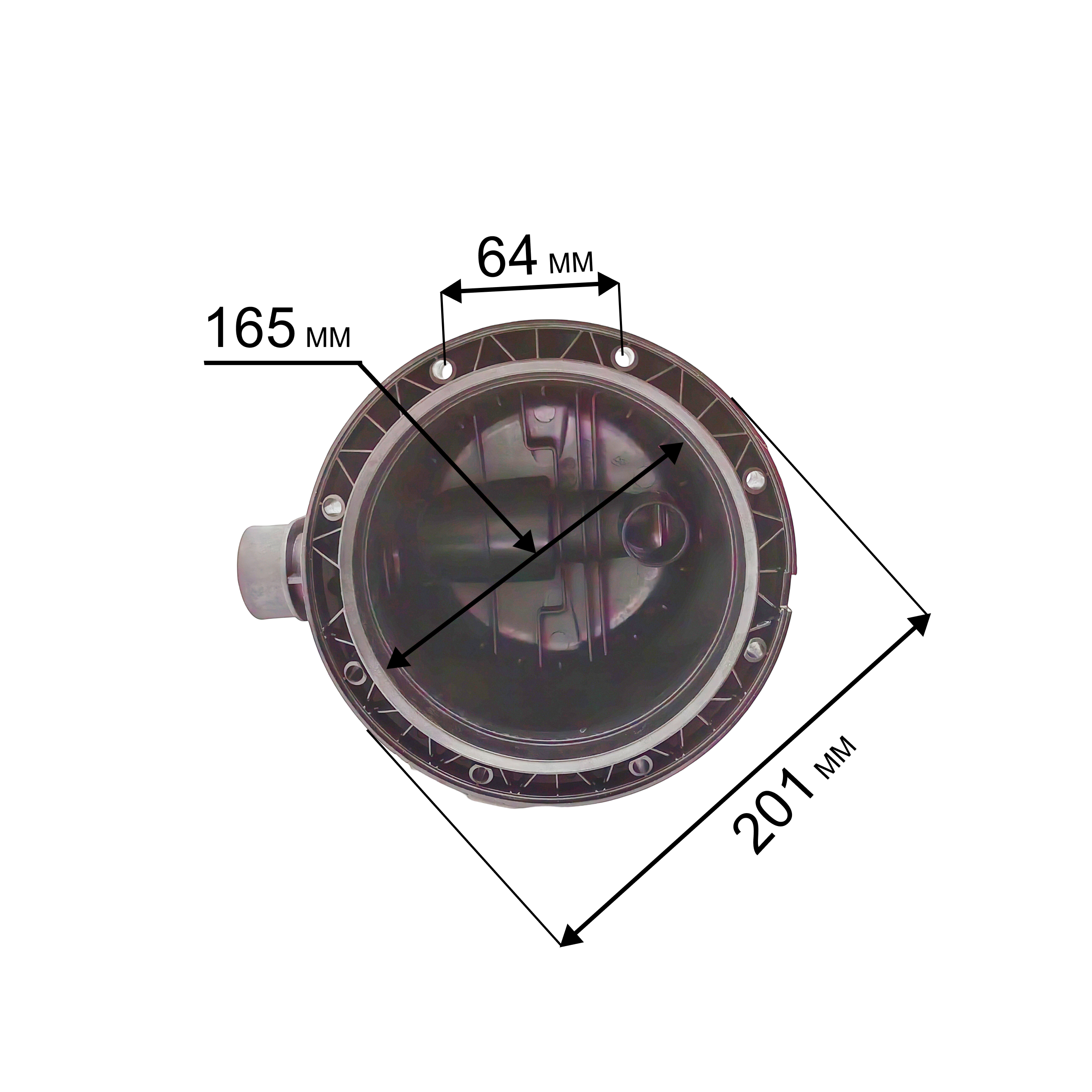 Корпус насоса водяного QUATTRO ELEMENTI A1101FL (910-232-023), шт