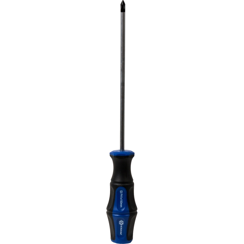 Отвёртка КОБАЛЬТ Ultra Grip PH-1 х 150 ммCR-V, двухкомпонентная рукоятка (1 шт.) подвес