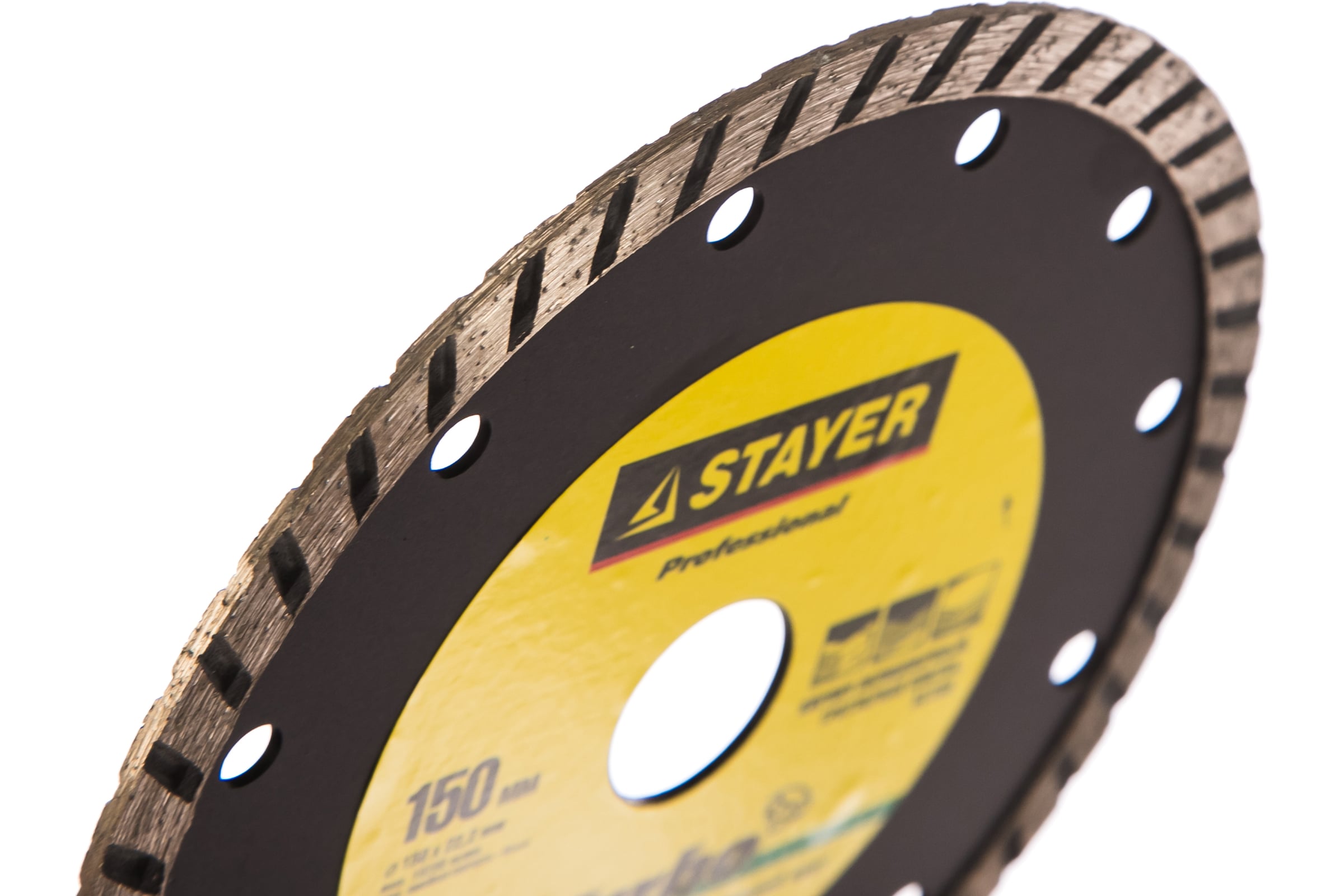 STAYER TURBO 150 мм (22.2 х 7 х 2.4 мм), сегментированный алмазный диск (3662-150)