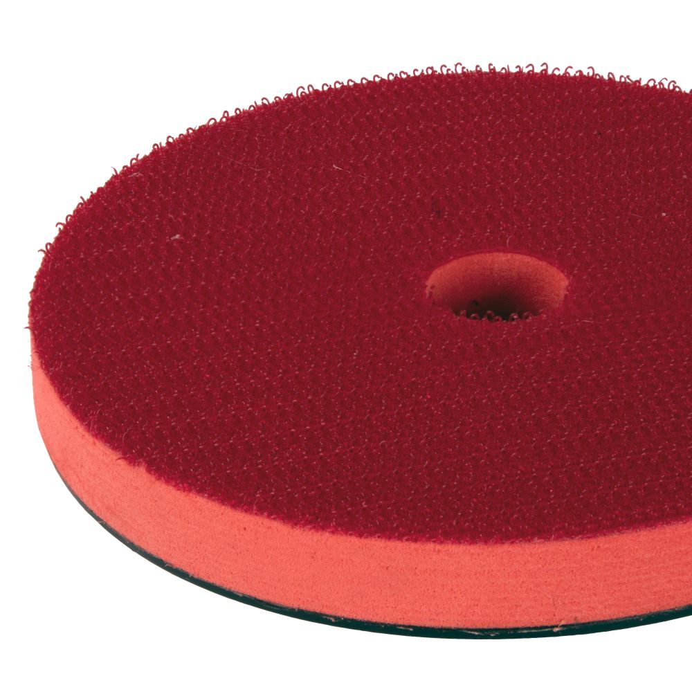 Тарелка опорная ПРАКТИКА 100 мм  для УШМ, М14, мягкая, крепление VELCRO (925-389), шт