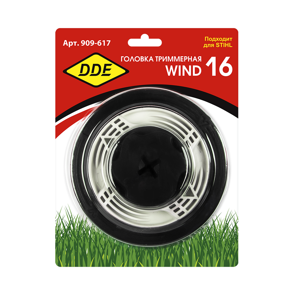 Головка триммерная DDE Wind 16 аналог Stihl AutoCut С6-2 (М8*1,25 прав.), шт