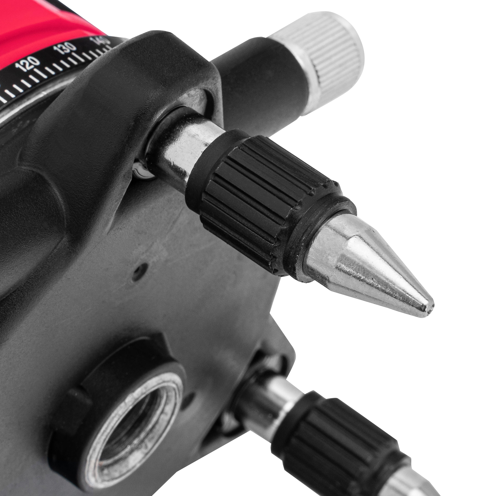 Лазерный уровень CRL-30R, 30 м, красный луч, батарейки, резьба 5/8" MTX
