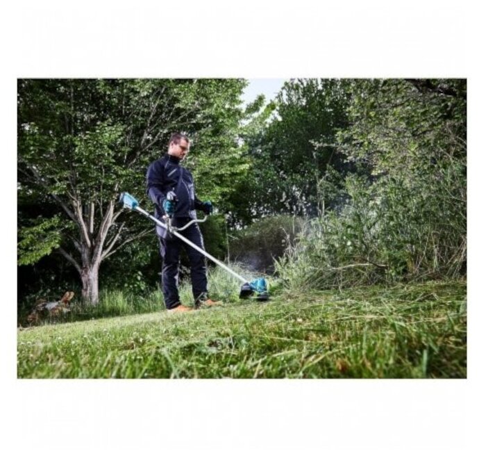 Триммер аккумуляторный MAKITA DUR190UZX3 ( LXT BL 18В, велорукоятка, d-30см, M8xLH, ADT, AFT, XPT ), шт