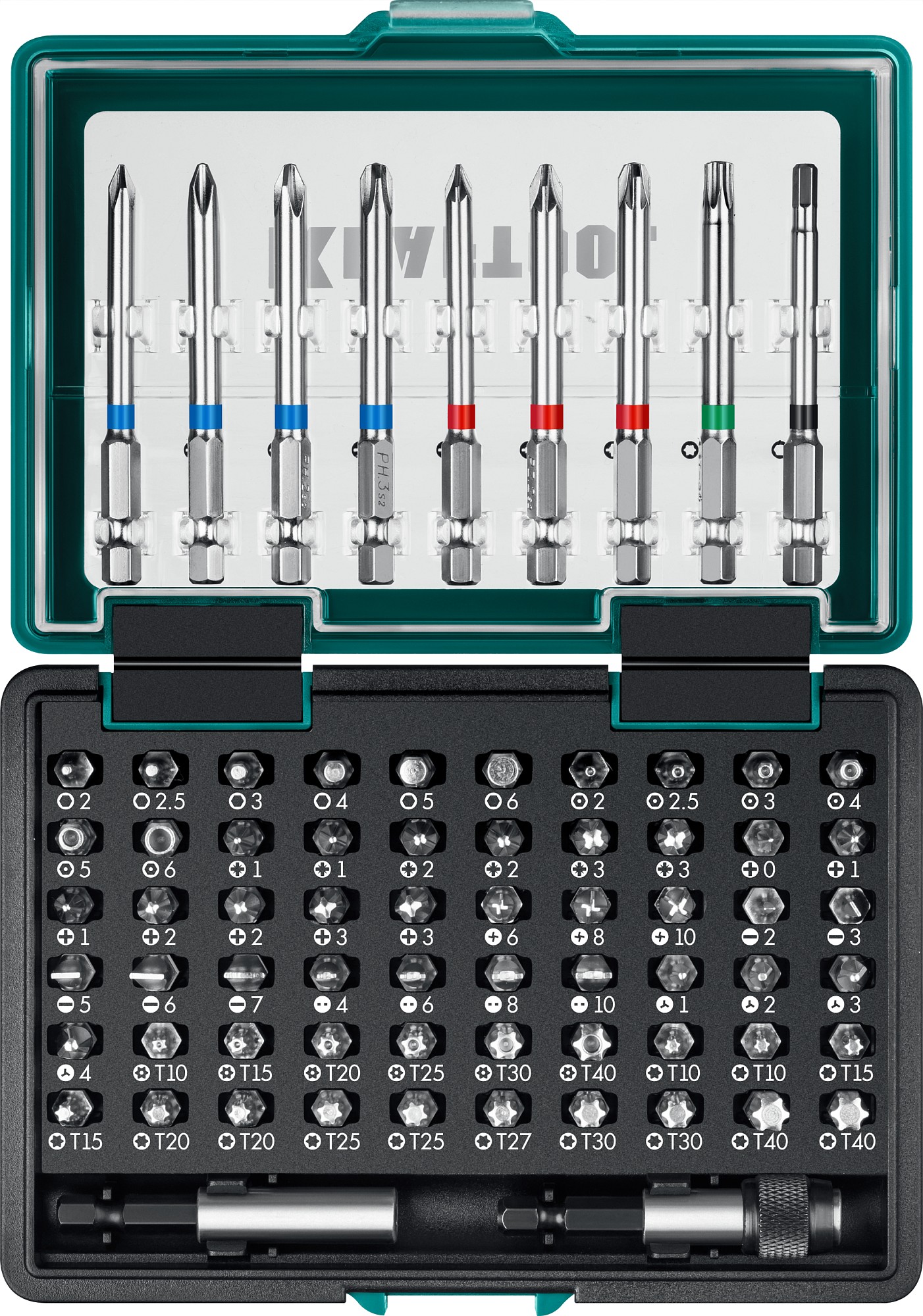 KRAFTOOL C-Drive 71, 71 шт, набор многофункциональных бит (26067-H71)