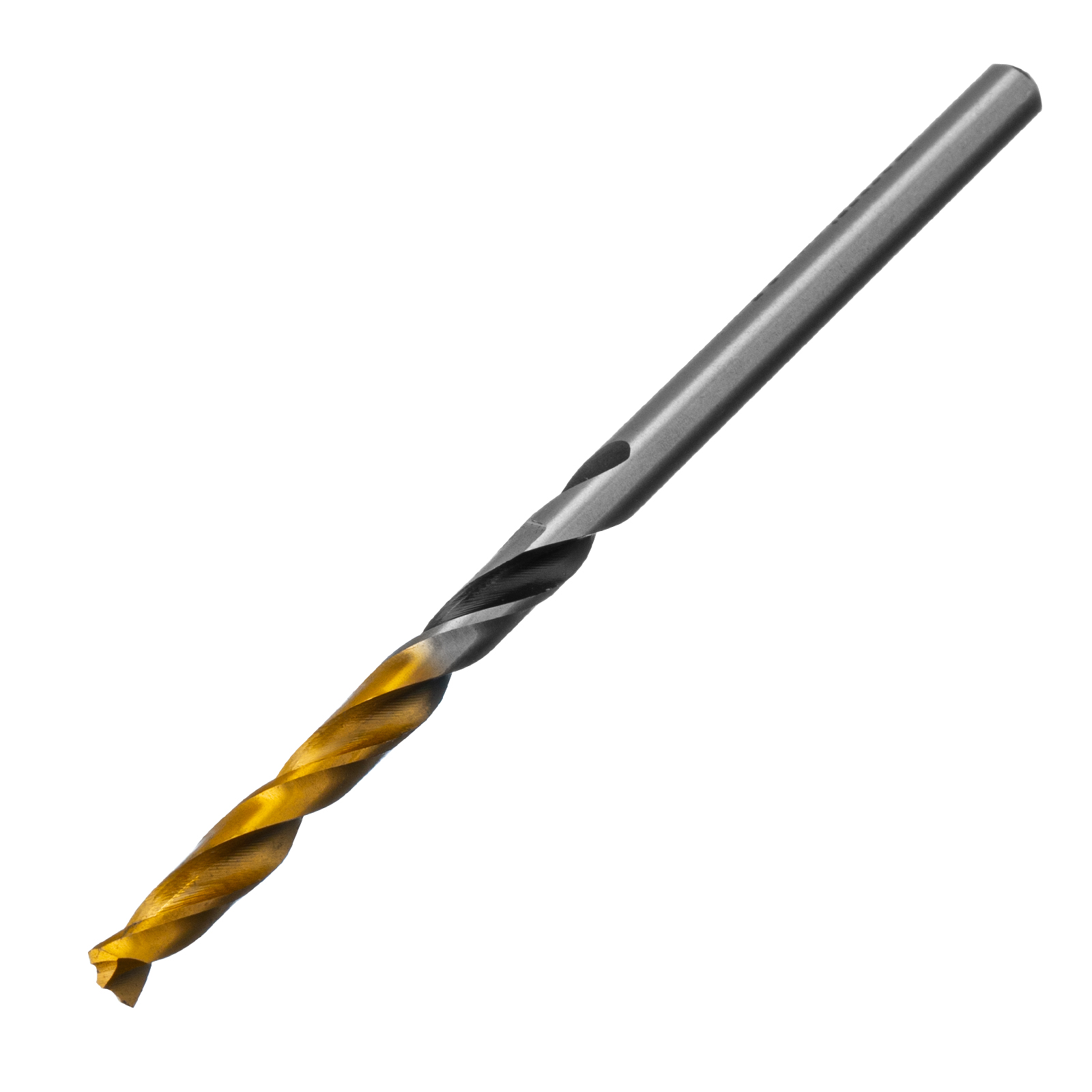 Сверло спиральное по металлу 3,5 x 70мм, Р6М5, Golden Tip, многогранная заточка, 2шт. Denzel