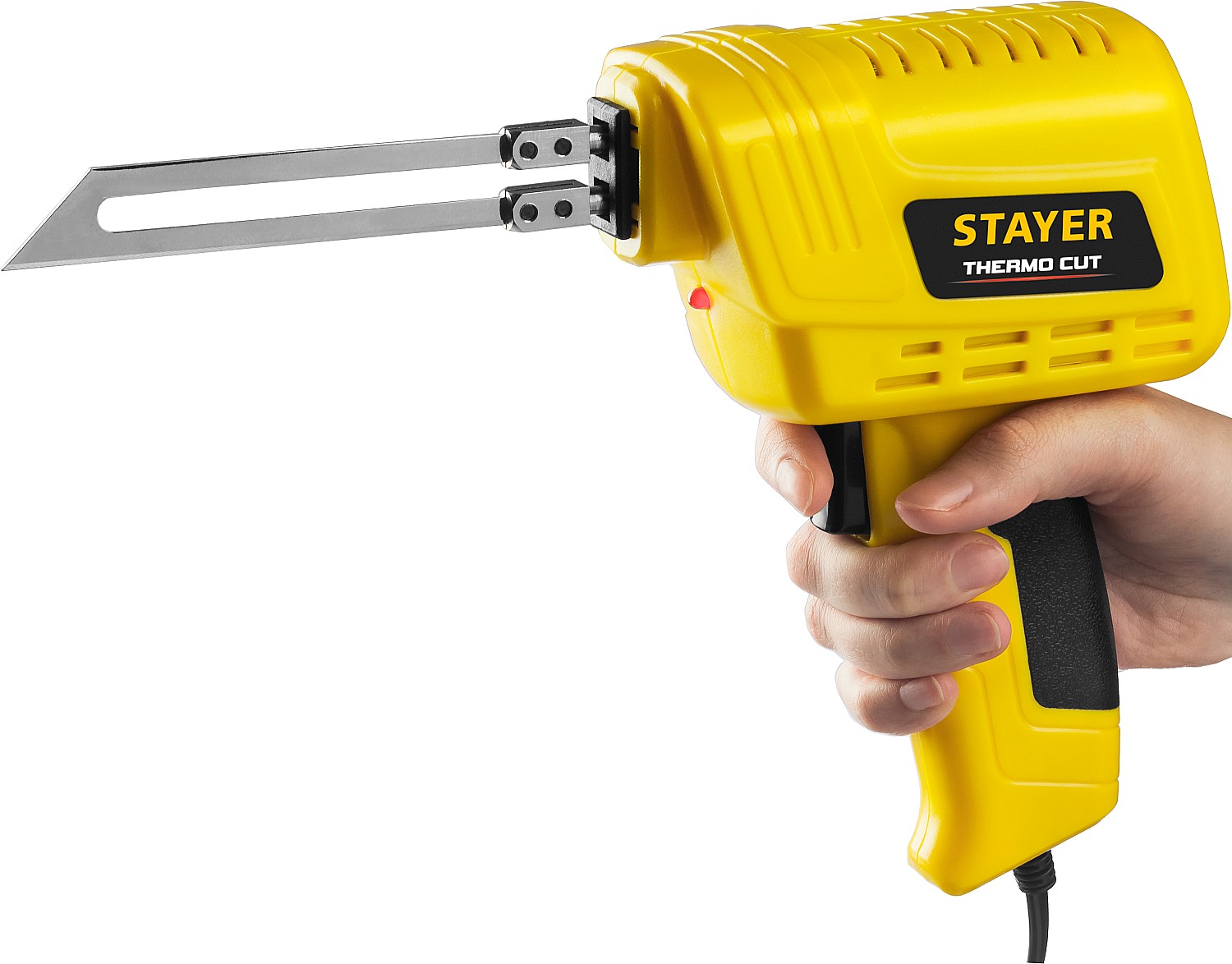 STAYER Thermo cut, 150 Вт, в наборе: 2 ножа, быстрый рез пенопласта + пластика, прибор для терморезки (45255-H2)