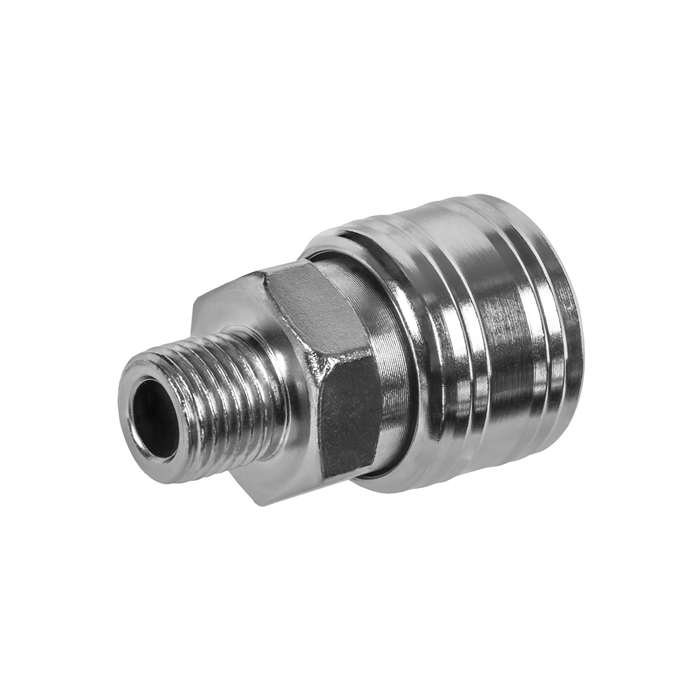 Фитинг-переходник ERGUS EQ2, соединение мама EURO - папа резьба 1/4 "