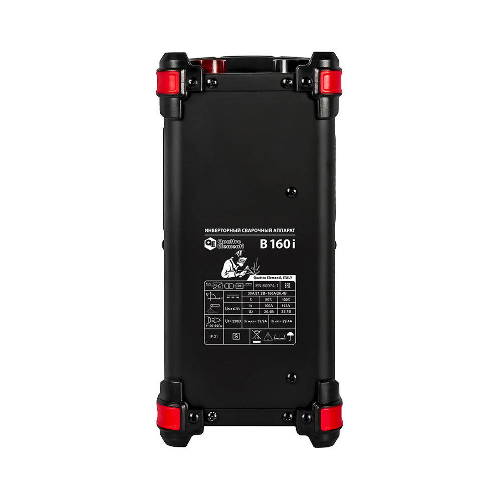 Аппарат электродной сварки QUATTRO ELEMENTI B 160i (160 А, электроды до 4.0 мм, LED дисплей, TIG-Lift) (922-623), шт