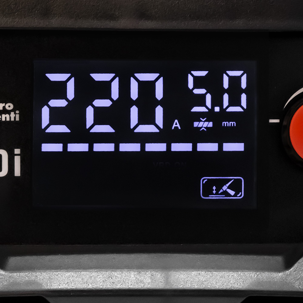 Аппарат электродной сварки QUATTRO ELEMENTI B 220i (220 А, электроды до 5.0 мм, LED дисплей, TIG-Lift) (922-647), шт