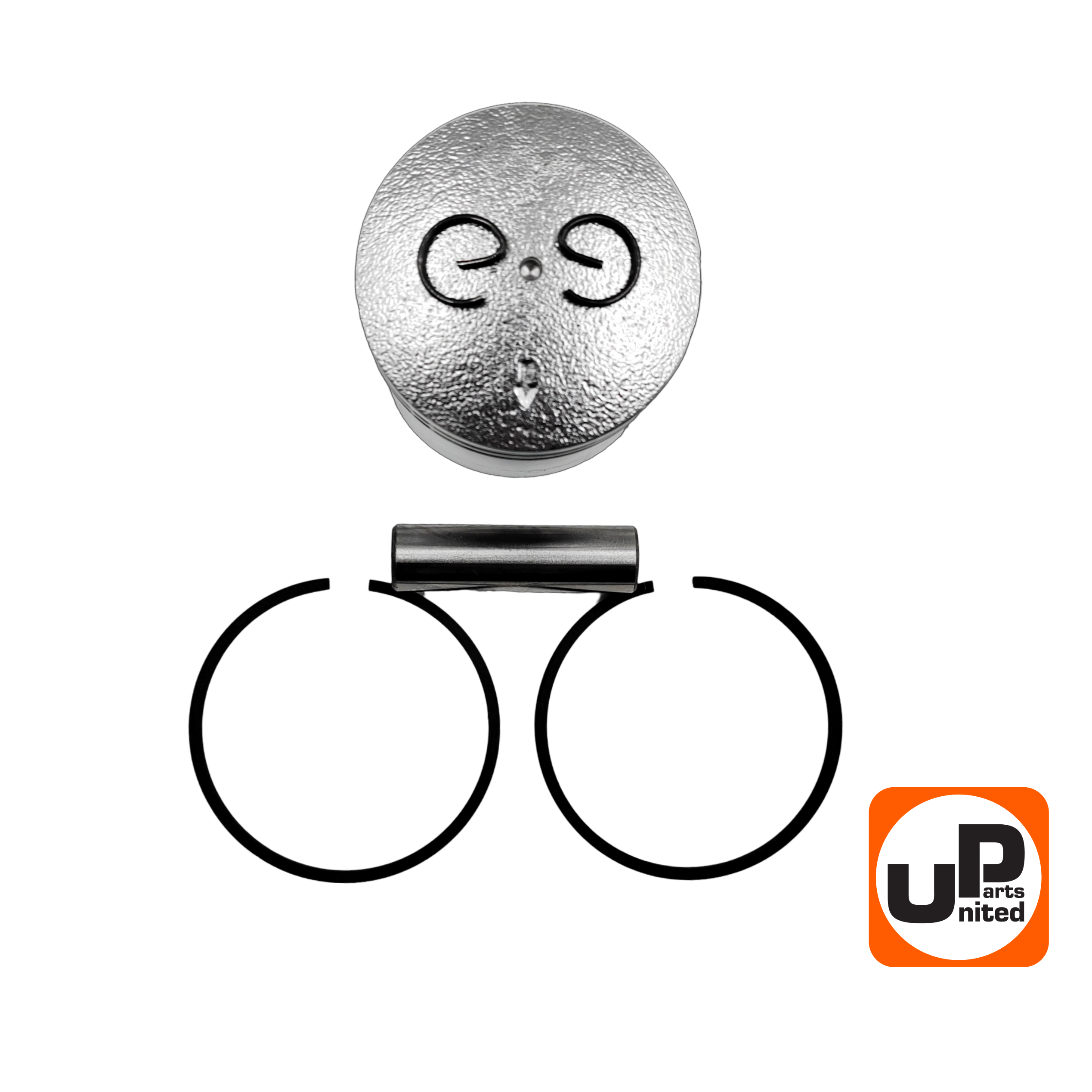 Поршень в сборе UNITED PARTS для триммеров 52 куб.см. Ø44мм, шт