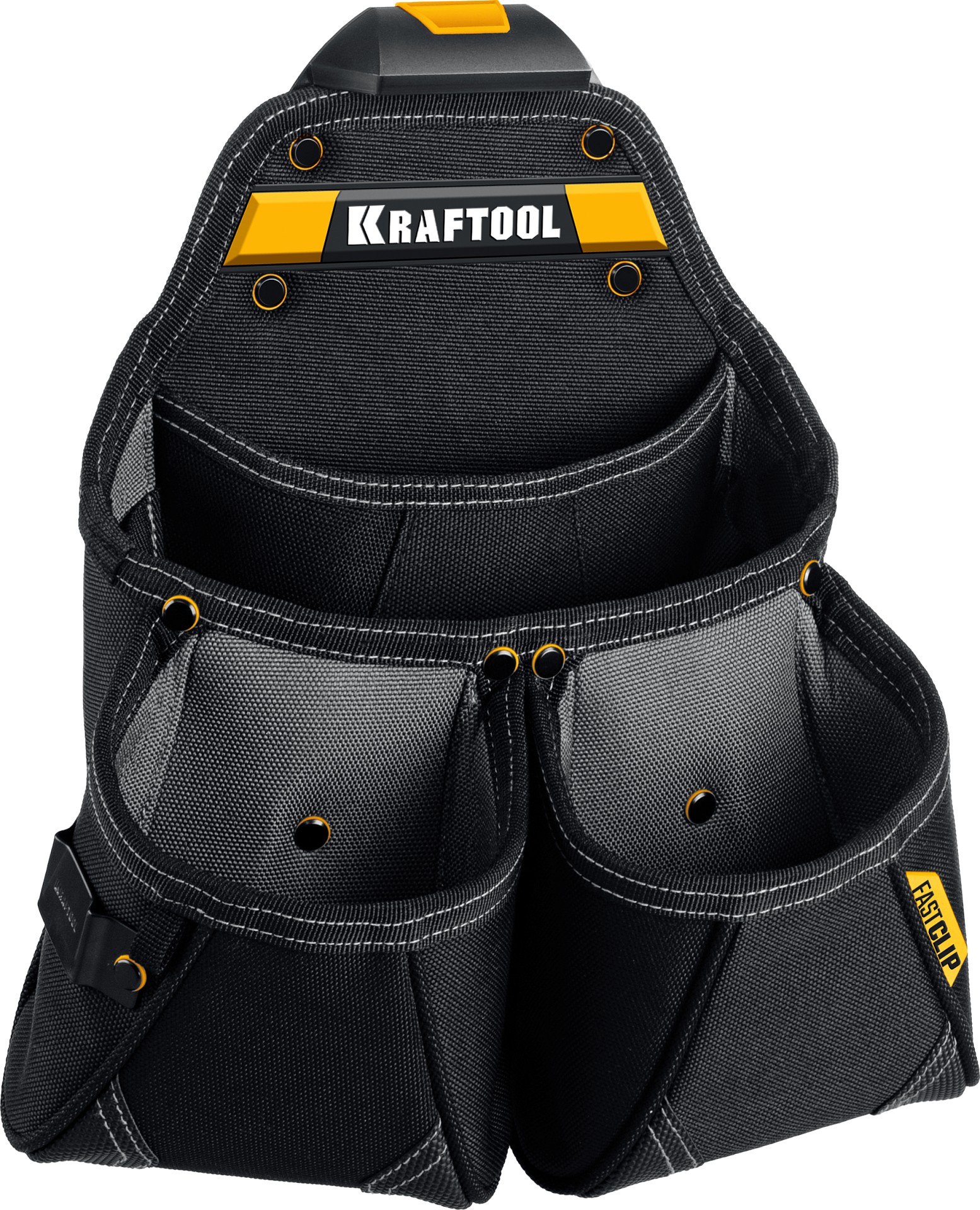 KRAFTOOL KP-15 поясная сумка с быстросъёмным креплением FastClip, 350 х 320 мм (38771)