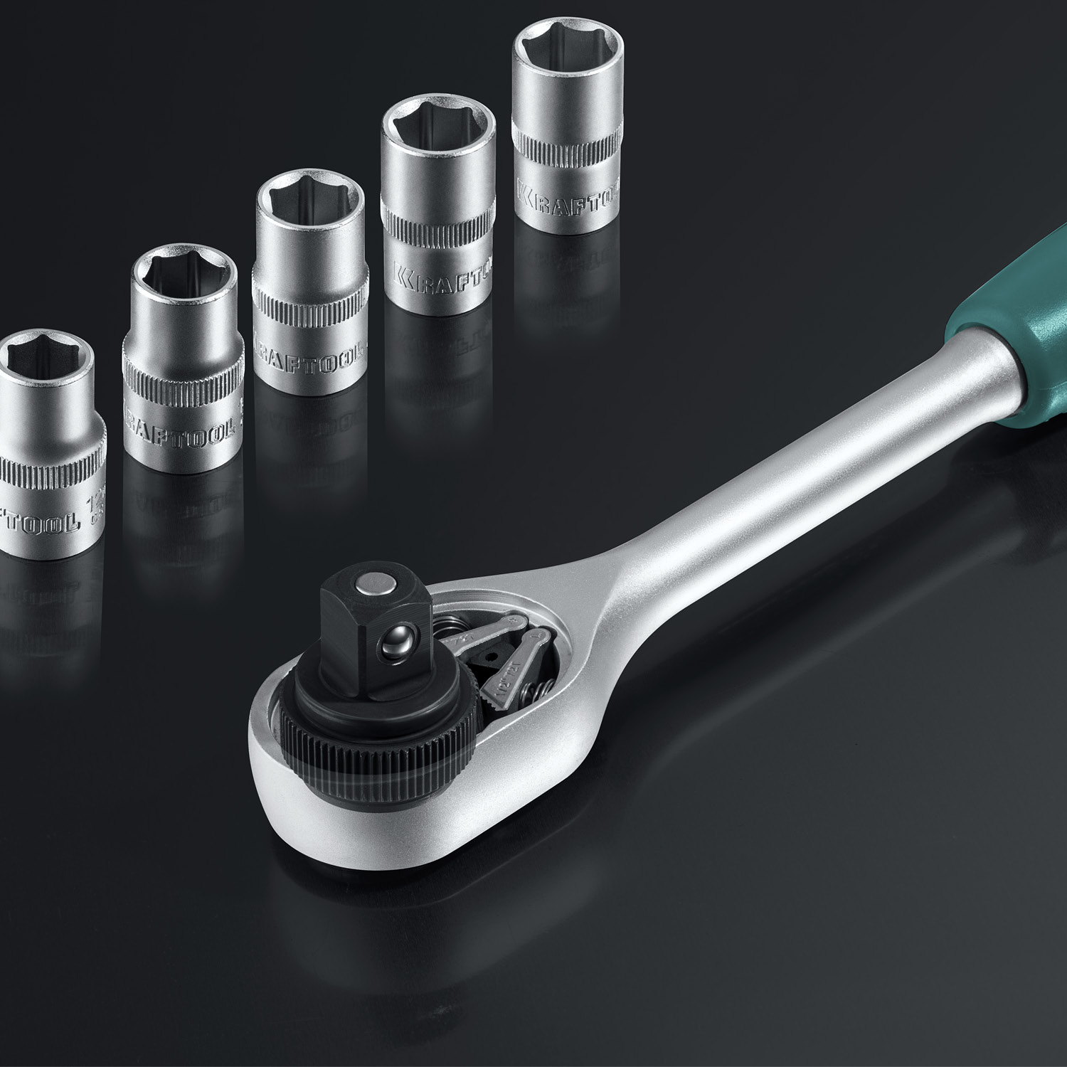 KRAFTOOL X-Drive 108, 108 предм., (1/2″+3/8″+1/4″), универсальный набор инструмента (27888-H108)