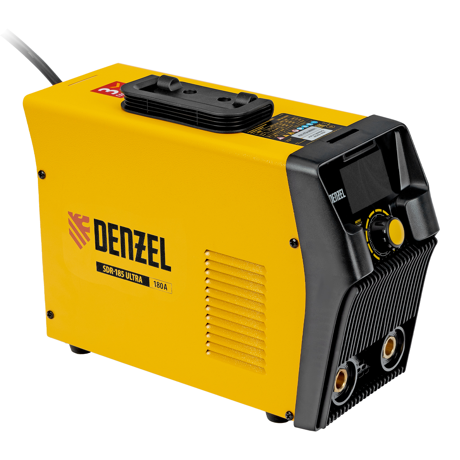 Аппарат инвертор. дуговой сварки SDR-185 Ultra, 180 А, ПВ 60% Denzel