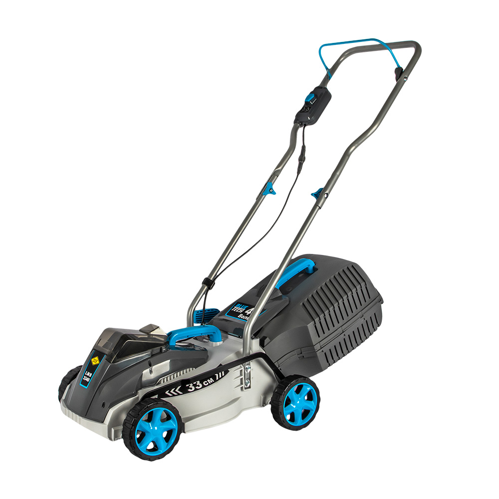 Газонокосилка аккумуляторная DDE BlueTech LMB 3340 (ширина 33 см, высота 25 - 70 мм, сборник, без ЗУ и АКБ), шт