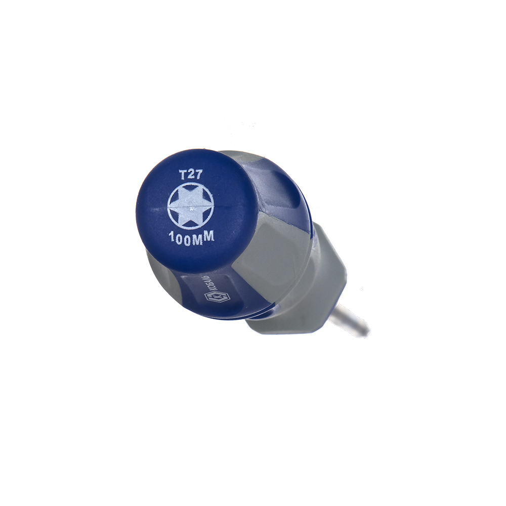 Отвертка с подвесом Torx Tamper-27х100 мм КОБАЛЬТ Ultra Grip CR-V 910-072