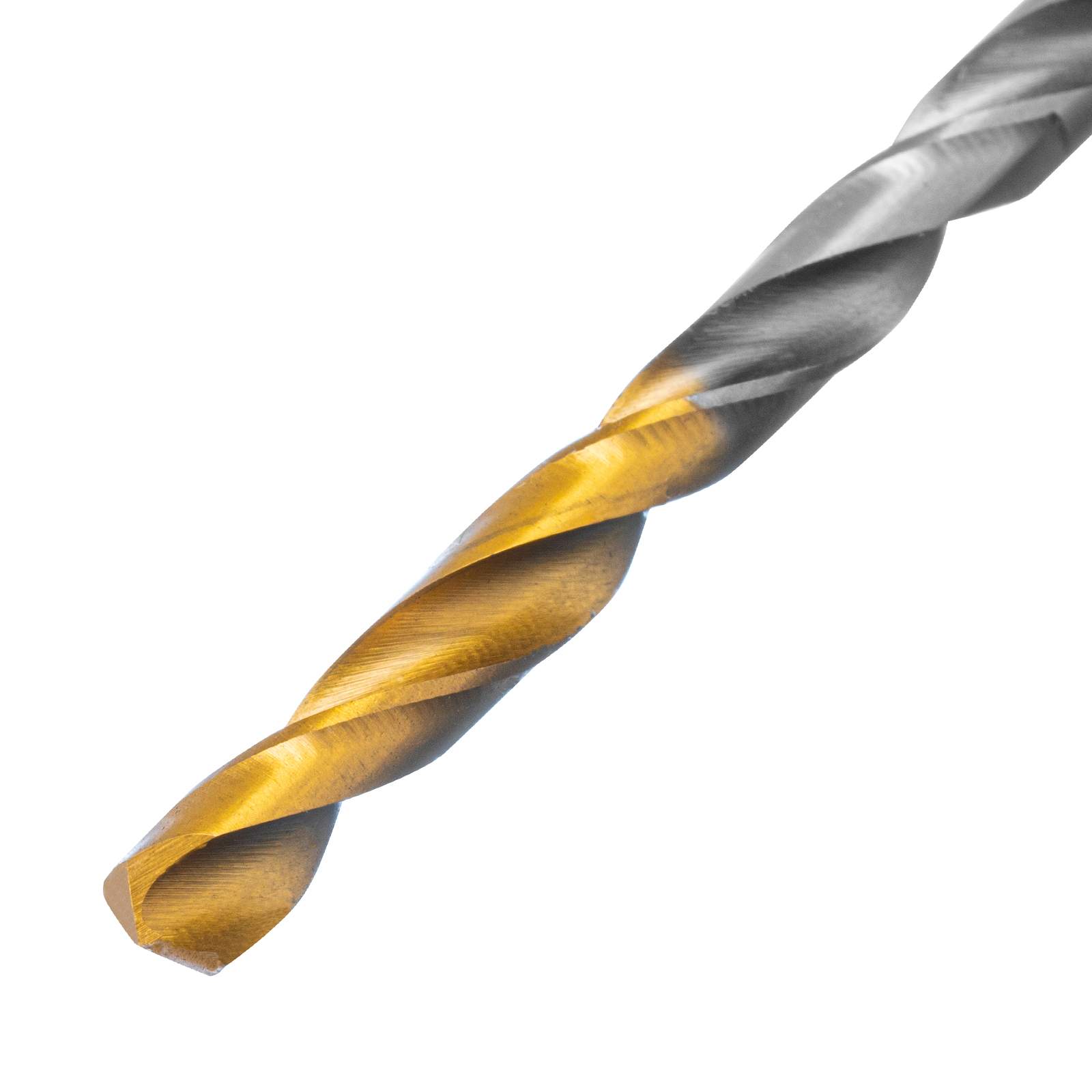 Сверло спиральное по металлу 4,5 x 80 мм, Р6М5, Golden Tip  Denzel