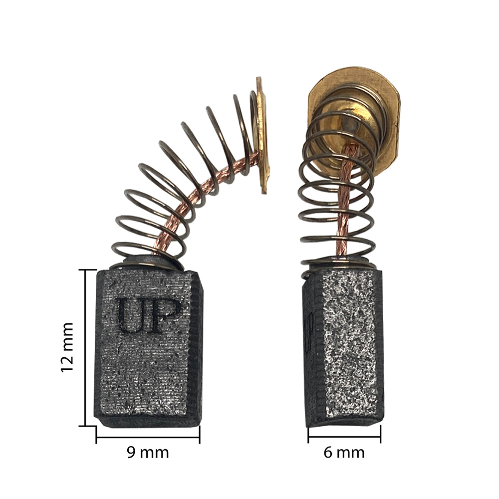Щетка графитовая UNITED PARTS для MAKITA СВ-411 (аналог 191940-4)  6х9х12мм, пар