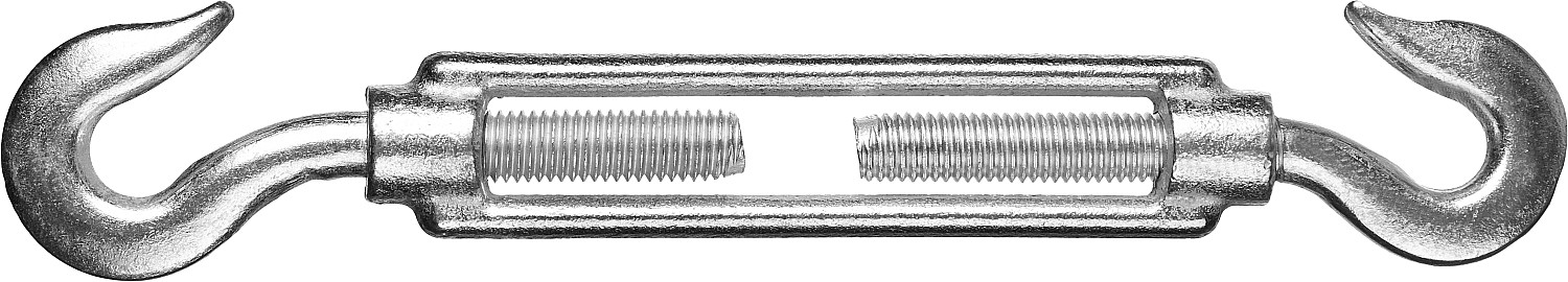 STAYER DIN 1480, М24, 1 шт, талреп крюк-крюк (30525-24)