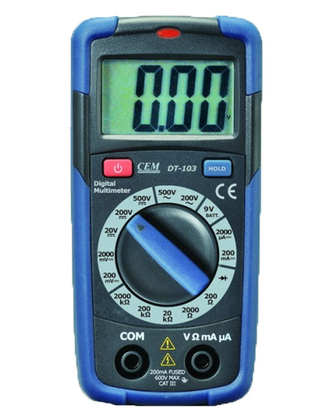 Малогабаритный мультиметр CEM DT-103