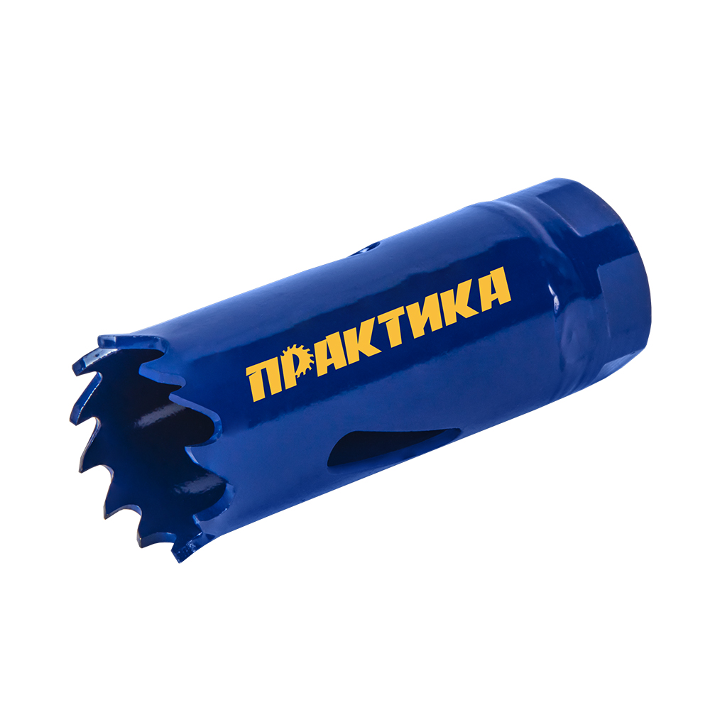 Коронка биметаллическая ПРАКТИКА  20 мм, (1шт), клипса