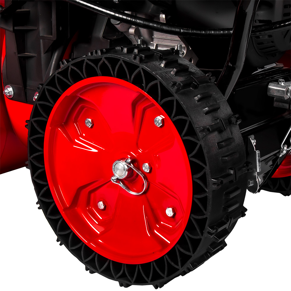 Снегоуборщик бензиновый DDE ST9070LE (двиг Loncin 9 л.с. захват 28" 6 вперёд/2 назад 14" колёса, эл, шт