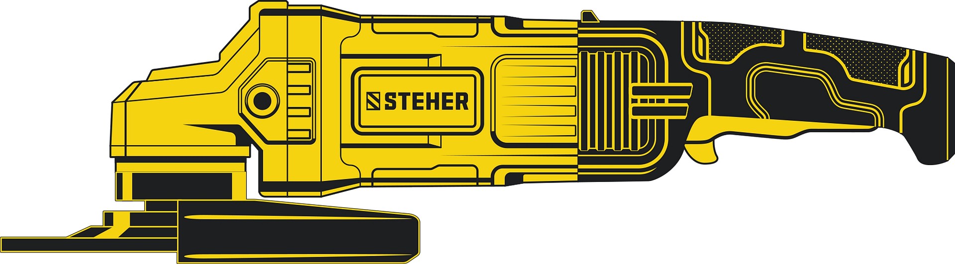 STEHER d 230 мм, 2200 Вт, УШМ (AGS-230-2200 S)