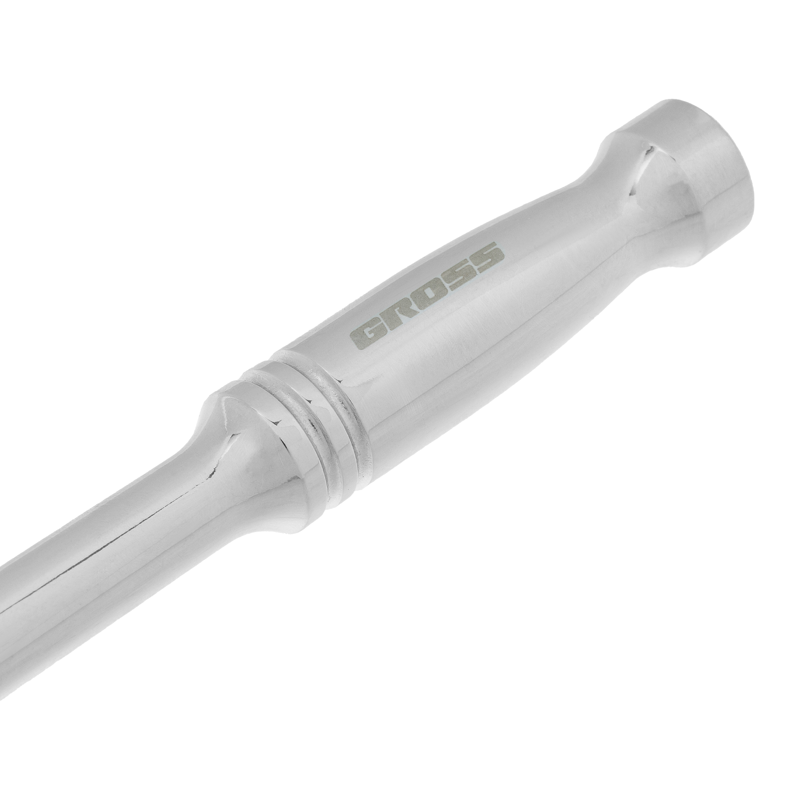 Ключ-трещотка 1/4", CrV, 120 зубьев, цельнометаллический, хром Gross