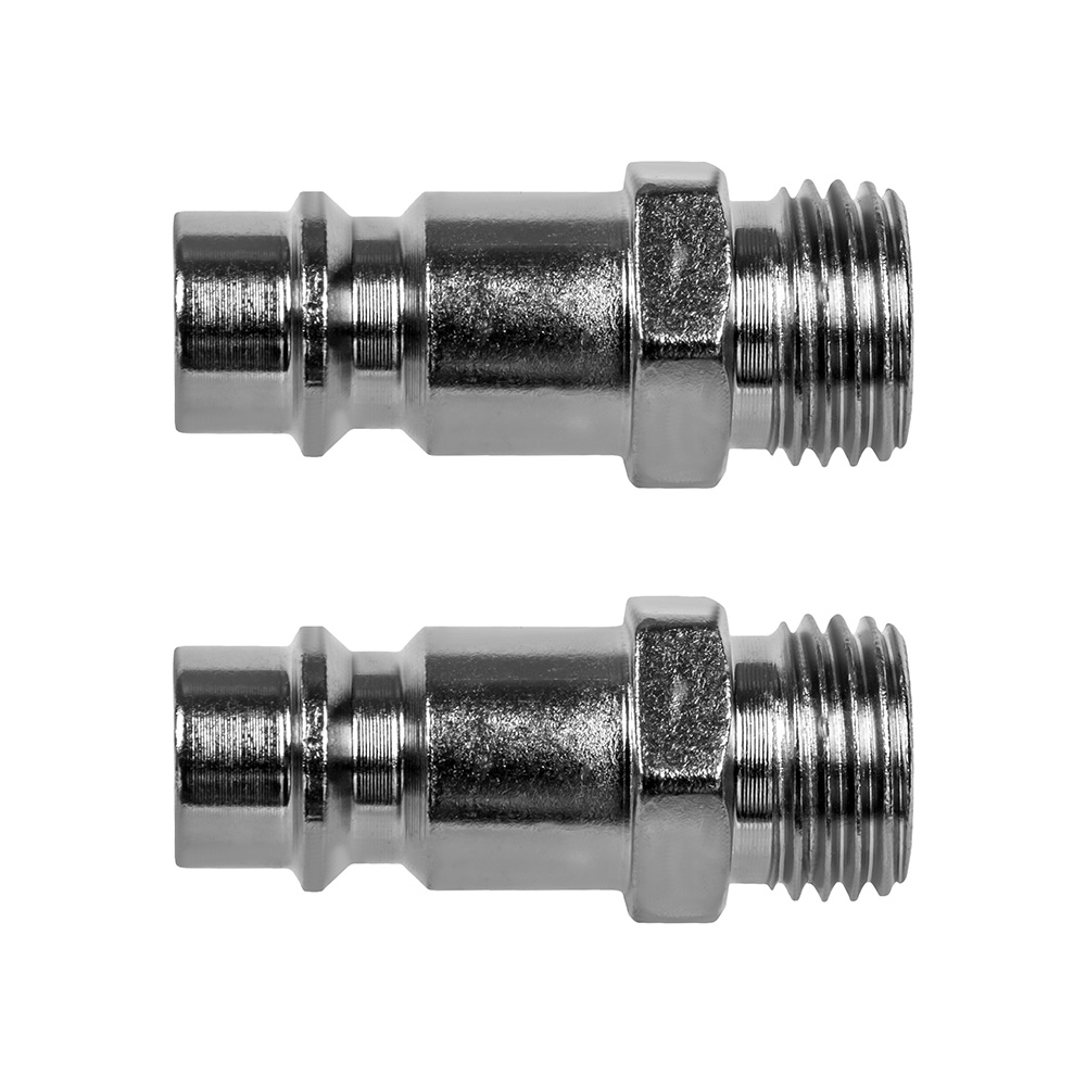 Фитинг-переходник  QE ( Ergus ) EQ-5, соединение папа EURO - папа резьба 1/4 "  (2 шт)