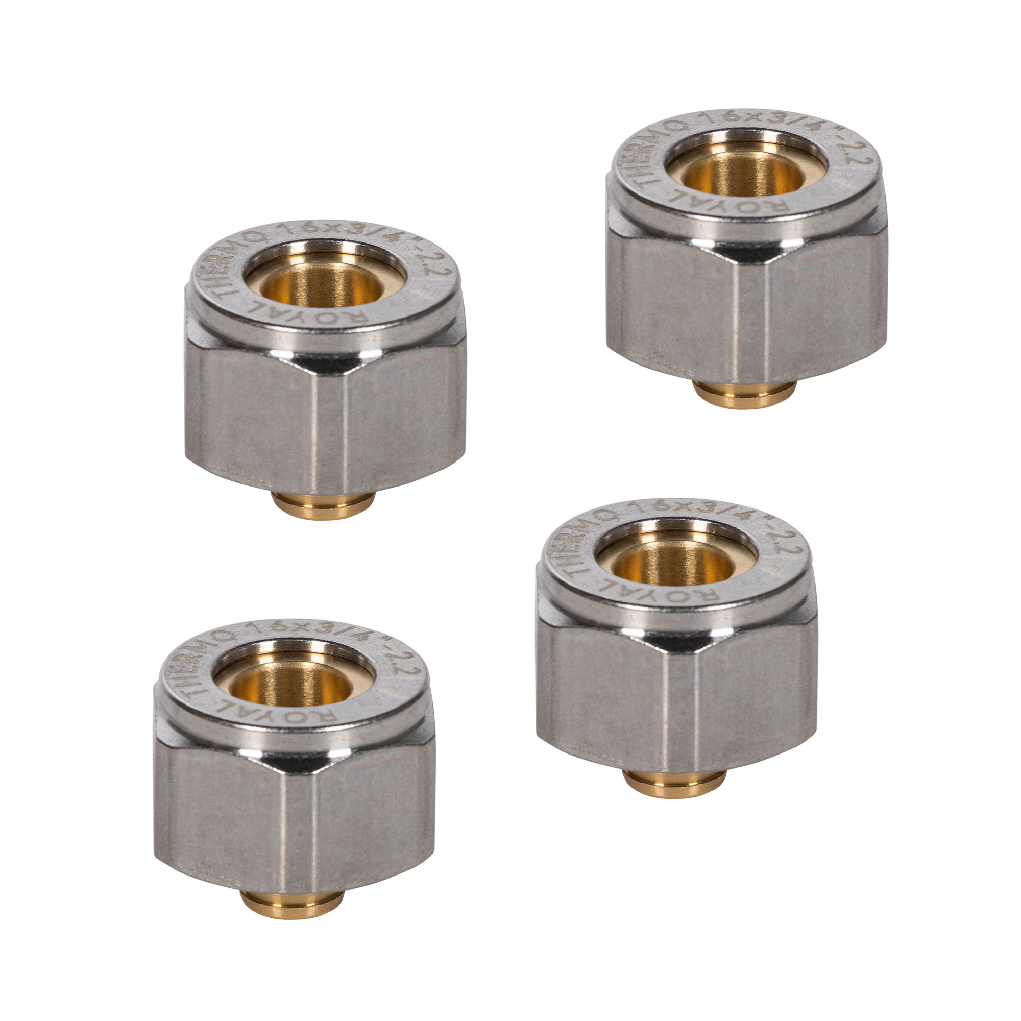 Переходники коллекторные Royal Thermo (евроконус) 16x2,2 3/4 упаковка 4шт