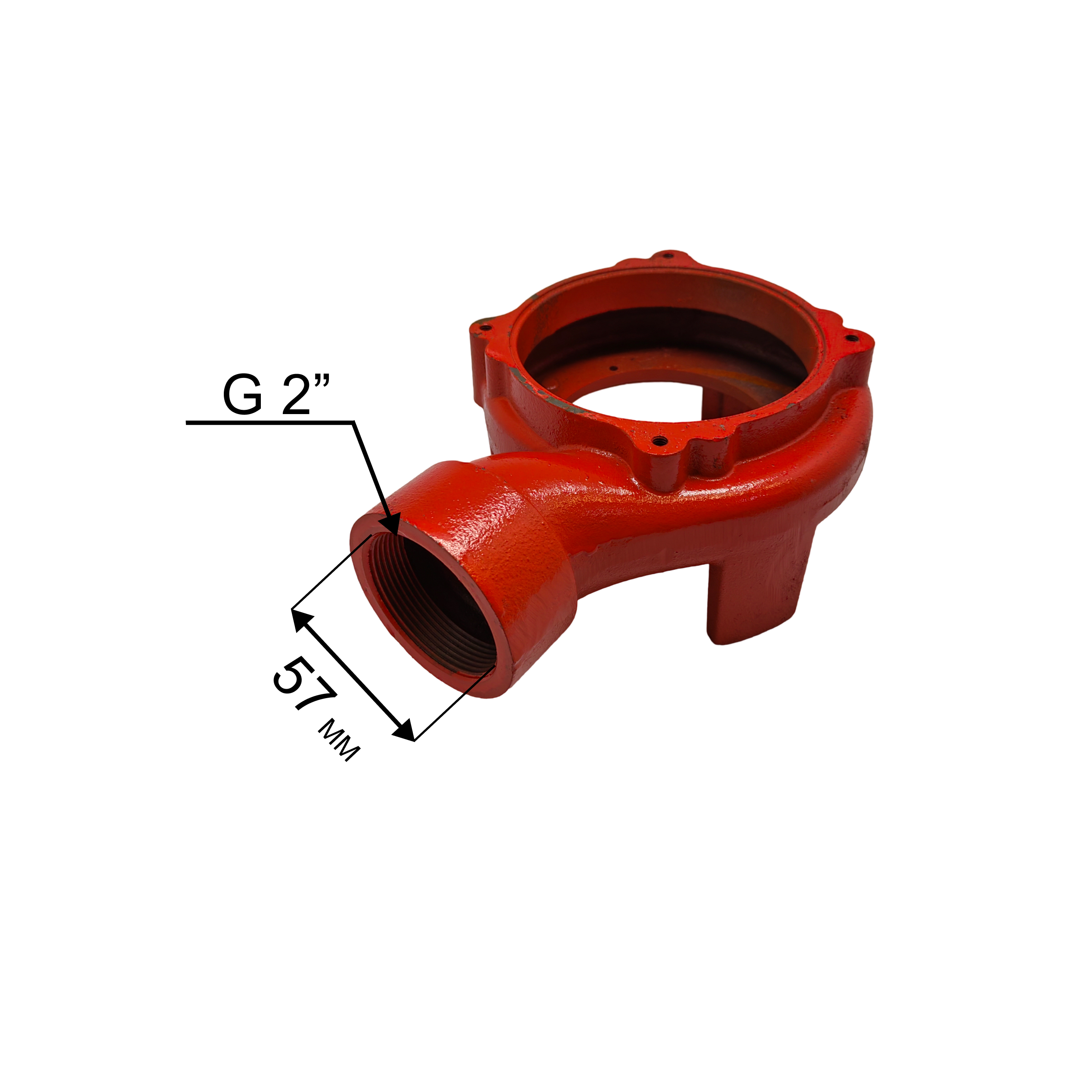 Корпус насоса водяного QUATTRO ELEMENTI Sewage 1100F Ci-Cut (645-297-145), шт