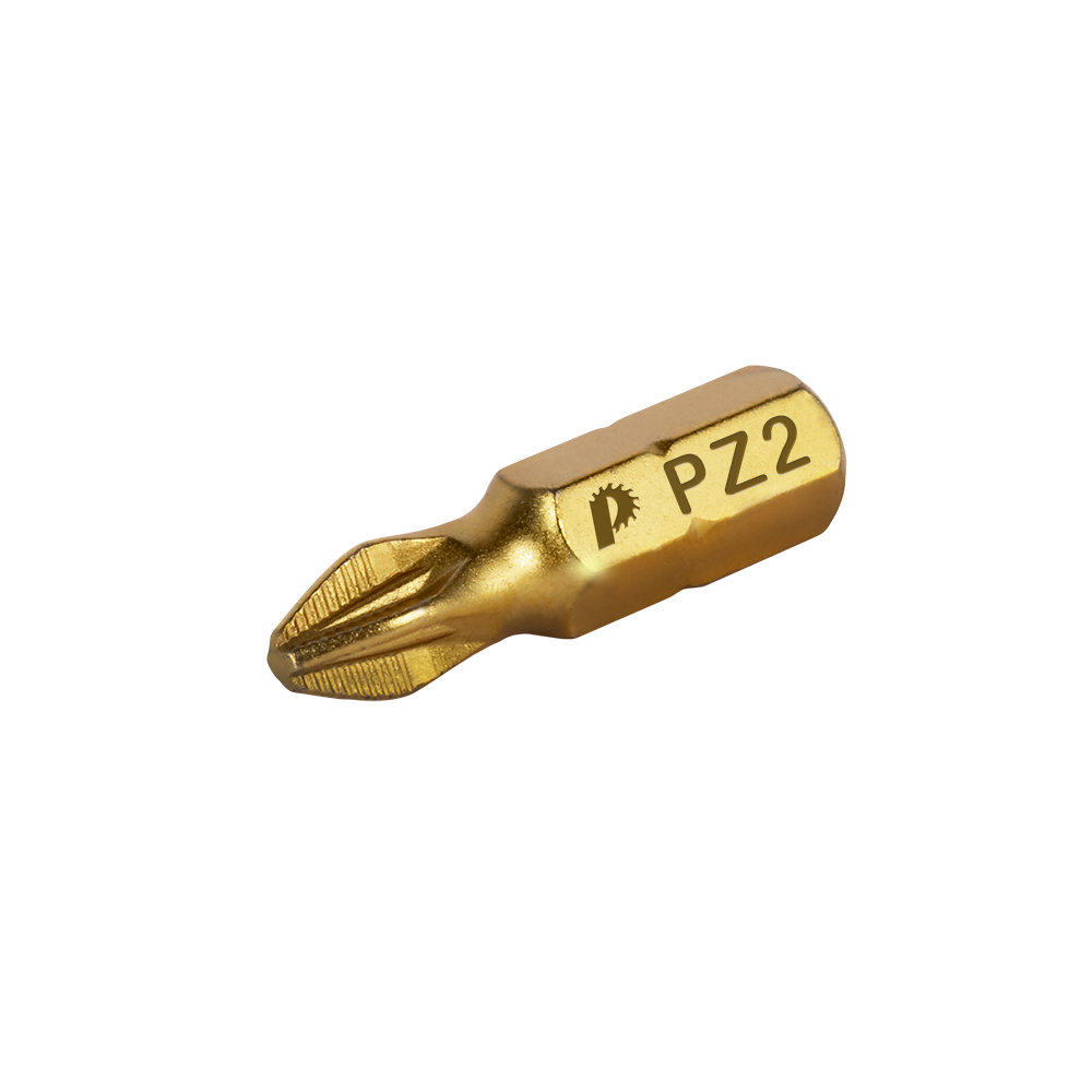 Бита отверточная ПРАКТИКА "Эксперт"   PZ-2 х 25мм Tin (1шт), блистер