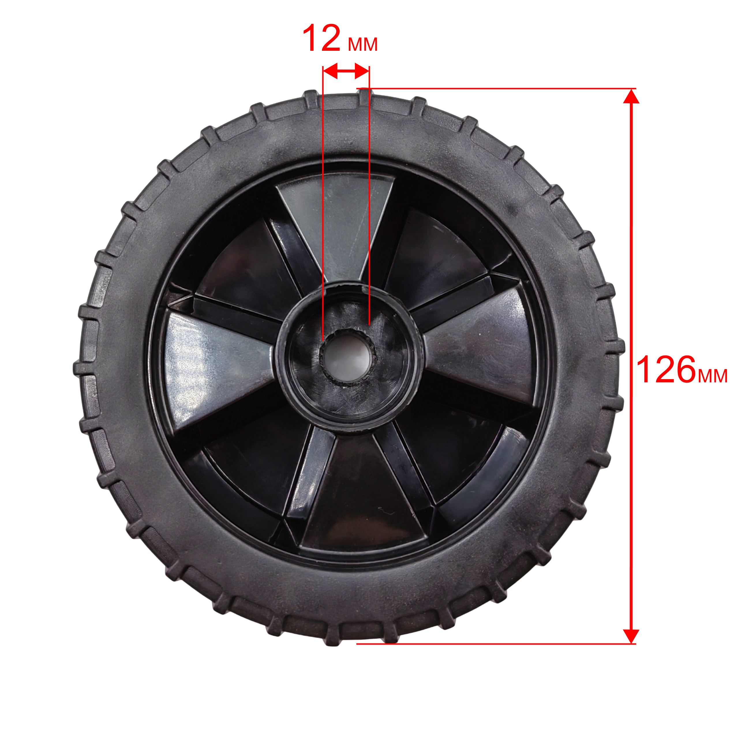 Колесо DDE STE180  ф 128  (919-914-39), шт