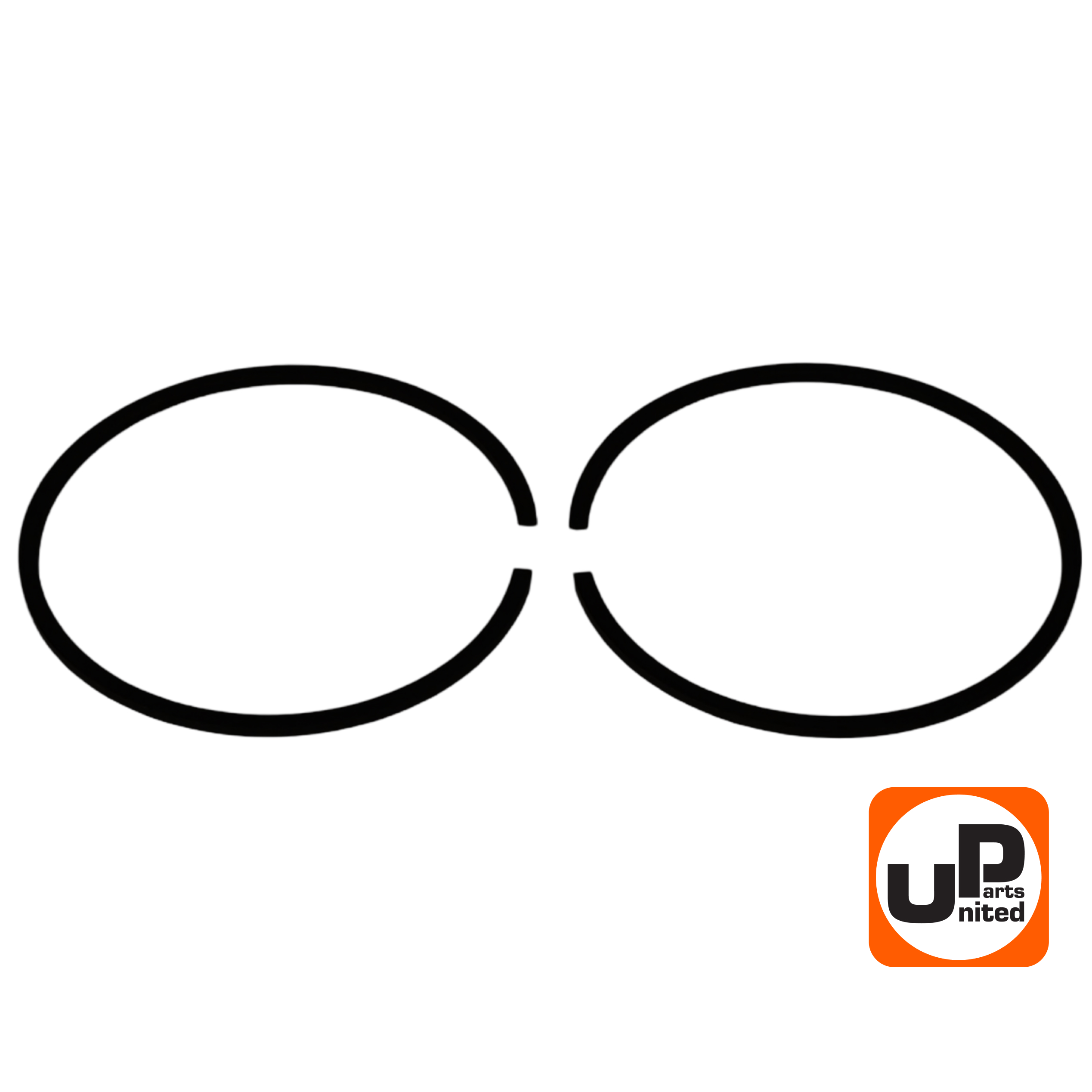Кольцо поршневое UNITED PARTS Ø56мм, компл 2шт, для HUSQVARNA K960/970 5032890-24 (90-1138), шт