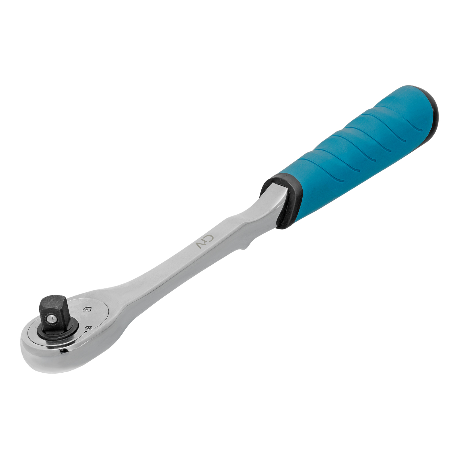 Ключ-трещотка 1/2", CrV, 90 зубьев, усиленный, хром Gross