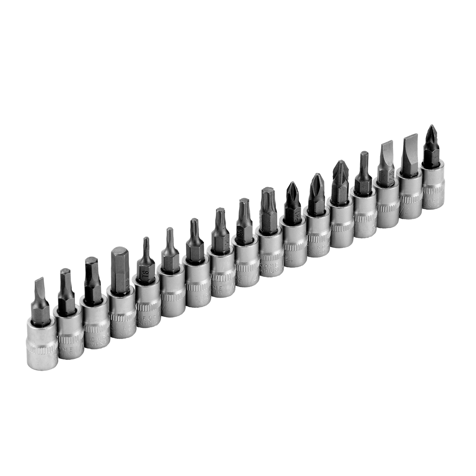 Набор инструментов 82 предмета, CrV, 1/2", 1/4" MTX
