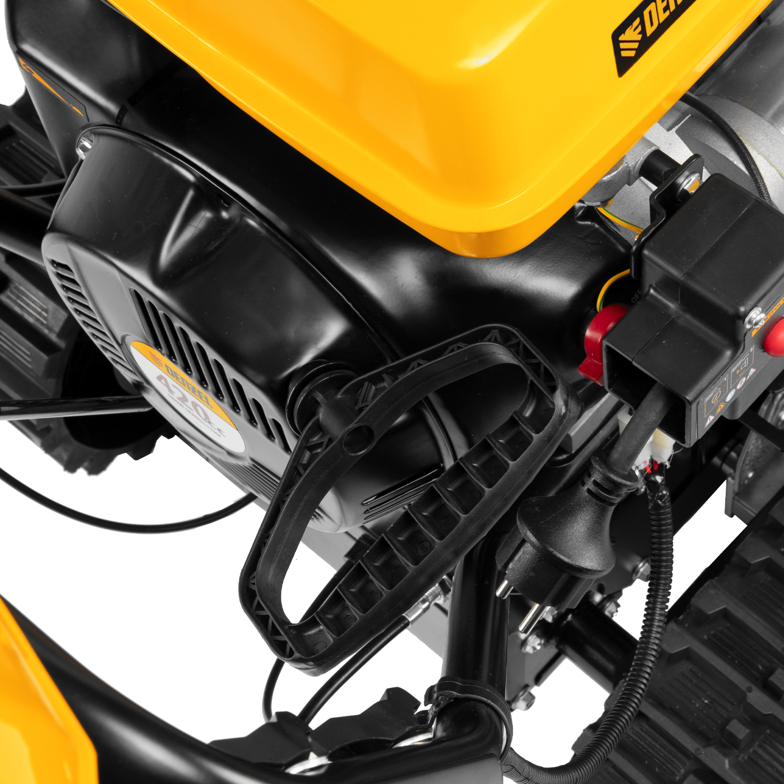 Бензиновая снегоуборочная машина SBL 711DT PRO, 420cc, гусеницы, эл.старт, блок. дифф. Denzel